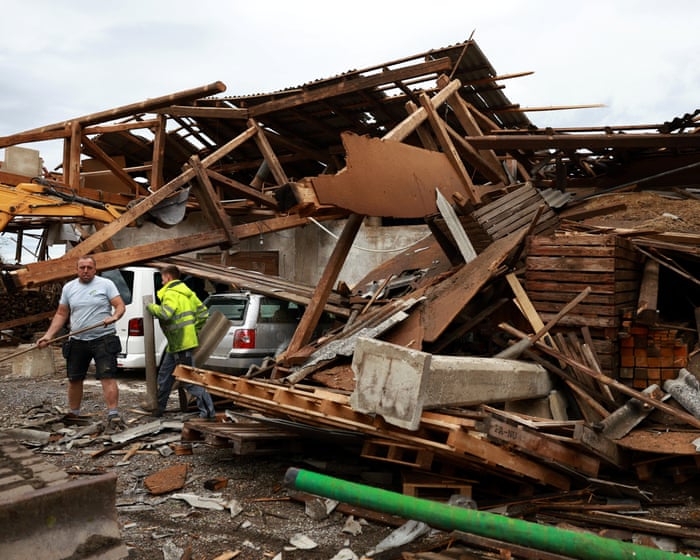 Weather tracker: Severe thunderstorms sweep Europe and east Asia