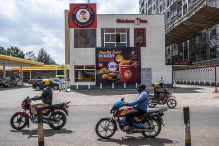 A fast food restaurant in Nairobi, Kenya.