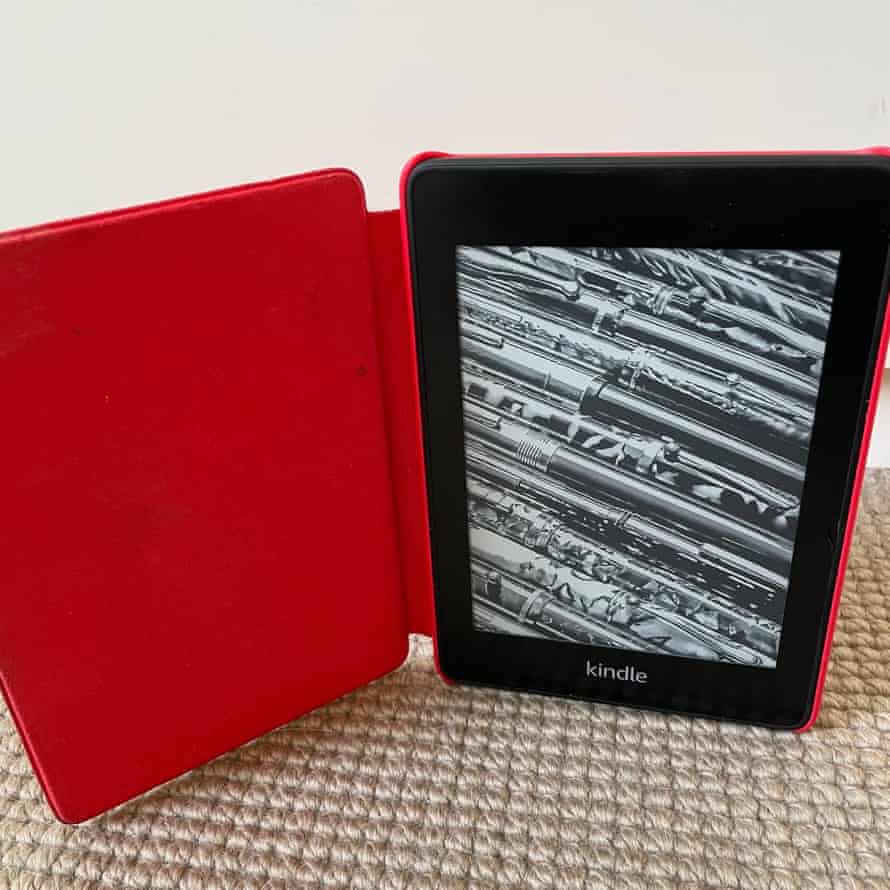 ‘It stops my wife from hating me’: Dave Hughes’ Kindle.