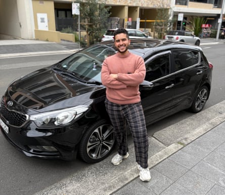 Daniel Nour and the 2004 Kia Cerato.