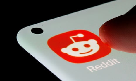 Reddit app on a smartphone