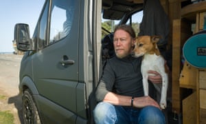 Rich and his dog, Gus