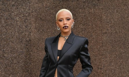 Doja Cat at Paris fashion week.
