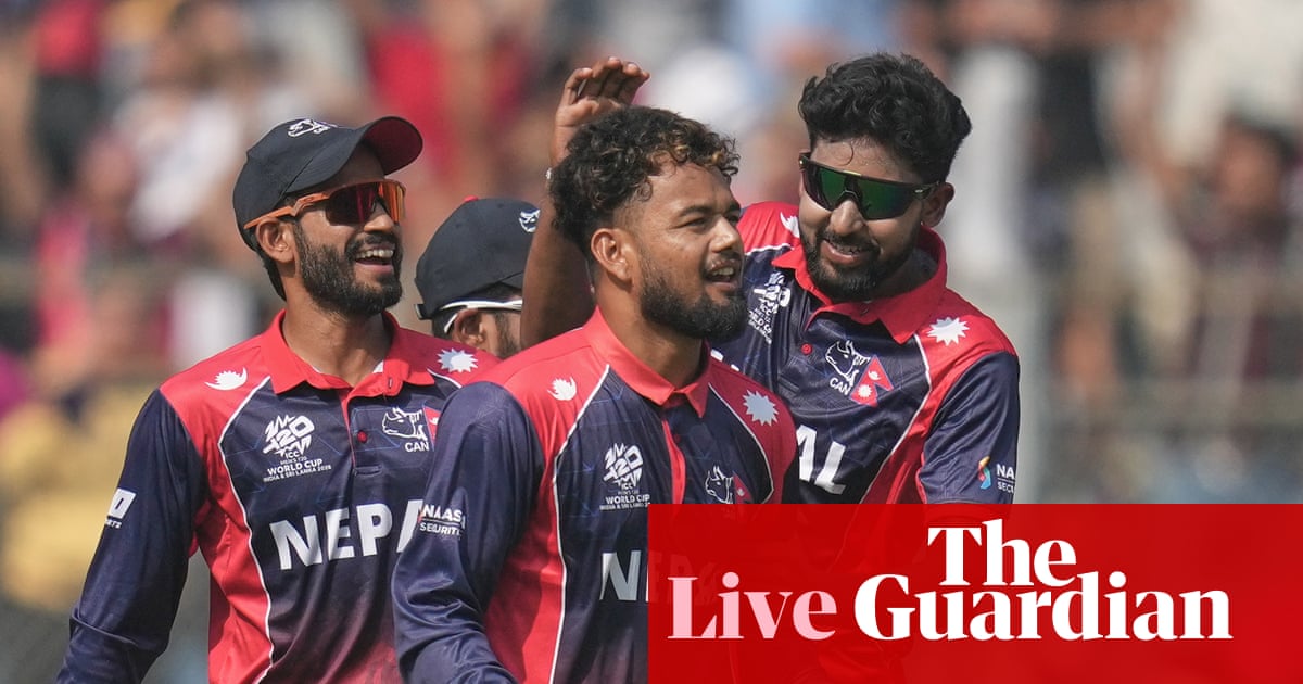 England v Nepal: Men’s T20 World Cup 2026 – live updates