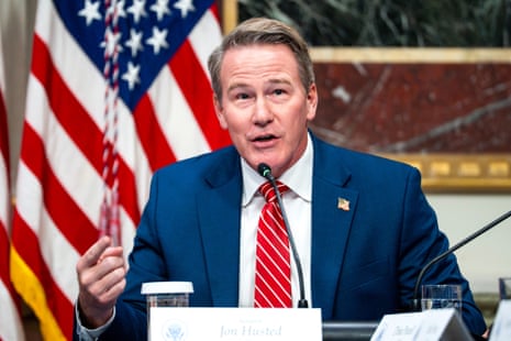 Senator Jon Husted, an Ohio Republican, spoke at a White House roundtable in March at which tech leaders signed pledges to foot the electricity bill for energy-hungry data centers.