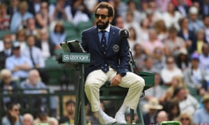 Umpire Kader Nouni mixes classic styles on the tennis court.