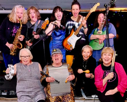 Nine women members of the group