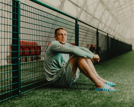 Adrien Truffert poses for a photo at Bournemouth’s performance centre