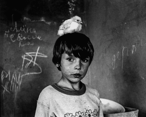 An image of children enjoying a party Lee Shulman’s Anonymous project which features found photography