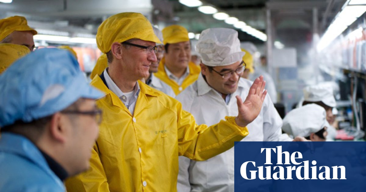 Apple uses more suppliers from China than Taiwan for first time, data shows | Apple | The Guardian