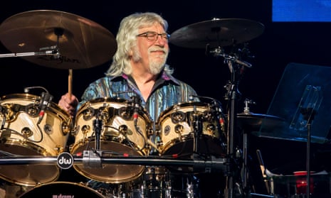 Graeme Edge plays with The Moody Blues in Cedar Park, US, January 2018