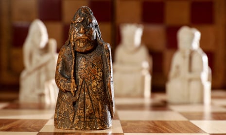 The newly discovered Lewis warder chess piece was missing for almost 200 years.