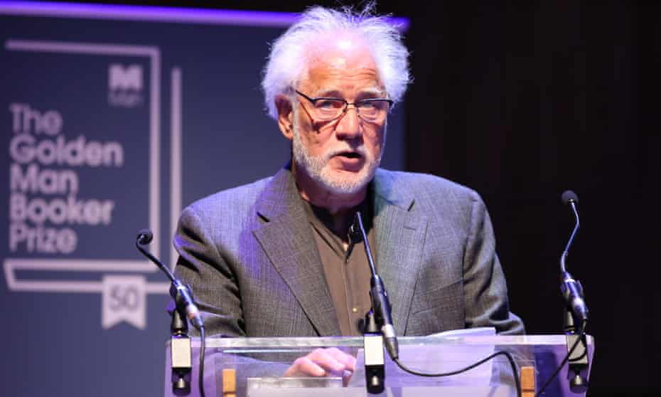 Michael Ondaatje speaks after being named the winner of the Golden Man Booker prize.