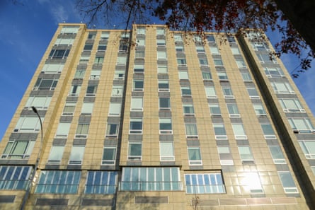 exterior of a tall building