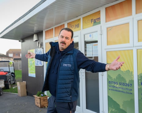 Danny Dyer in Priory Hill & Nutts Farm Holiday Park in Kent.
