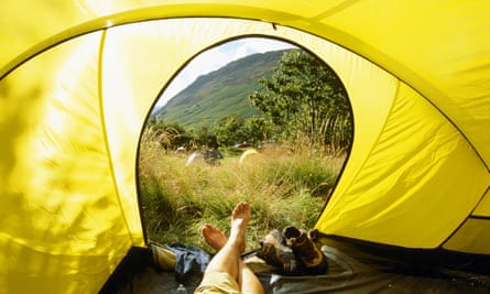 Ellen and her boyfriend have fallen in love with camping after spending most of the pandemic lockdown apart.