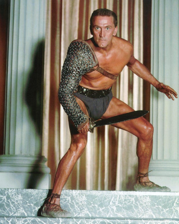 Douglas as Spartacus in 1960