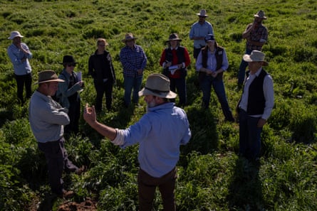 Arnott speaks at a two-day biodynamics workshop on his farm in Boorowa, south-west of Sydney.
