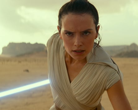 Daisy Ridley as Rey in The Rise of Skywalker.