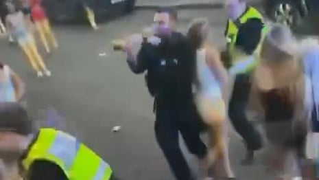 South Yorkshire police investigate video of officers appearing to shove teenage girls | Police | The Guardian
