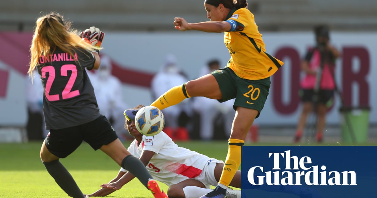 Sam Kerr breaks Philippines resistance as Matildas reach Asian Cup last eight