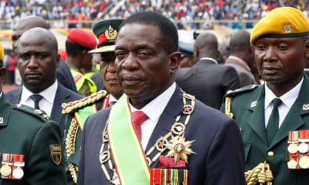 Président Emerson Mnangagwa du Zimbabwe
