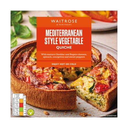 Waitrose Mediterranean Inspired Vegetable Quiche400g