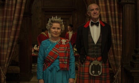 Imelda Staunton as the Queen and Jonathan Pryce as Prince Philip.