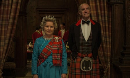 Imelda Staunton as Queen Elizabeth II and Jonathan Pryce as Prince Philip.