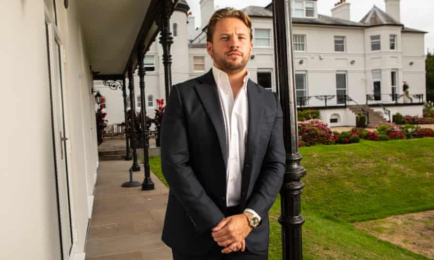 Frank Smith was photographed at Muscles, Matchroom Sport's Essex headquarters