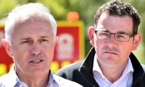Malcolm Turnbull (left) and Daniel Andrews
