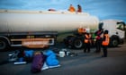 Protesters block oil depot near Heathrow as action enters fourth day
