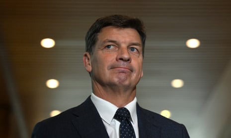 Shadow Treasurer Angus Taylor at a press conference at Parliament House in Canberra