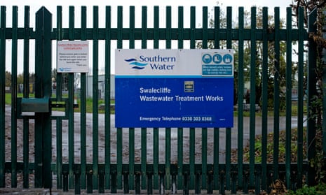 Southern Water signage.