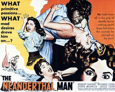 A poster for the 1953 film The Neanderthal Man.