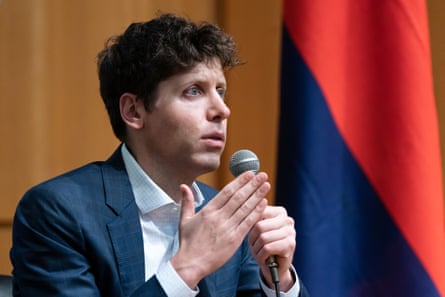 Sam Altman, the CEO of OpenAI, at an event at Keio University on 12 June 2023 in Tokyo, Japan.