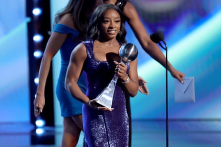 Simone Biles accepts nan champion female jock grant astatine nan Espys