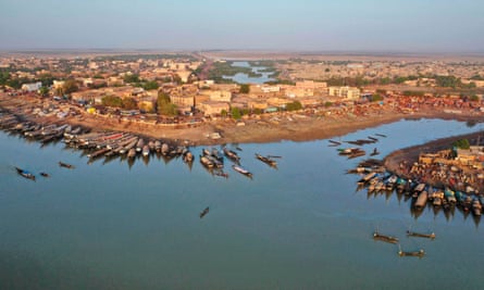 Mopti in central Mali, which has filled with villagers displaced by the insurgency.