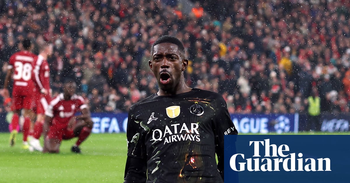 Dembélé delivers knockout double as PSG end Liverpool’s European dream