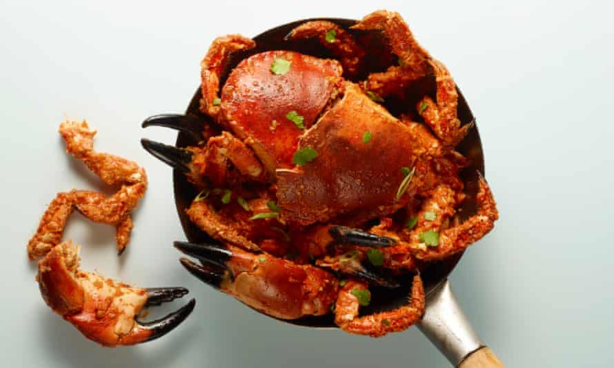 (Le crabe au piment de Singapour parfait de Felicity Cloake.)