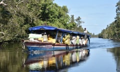 Cargo boat, Pangalanes, Madagascar.