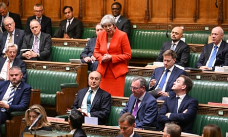 Theresa May in the Commons 