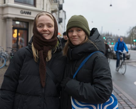 Two women in the street