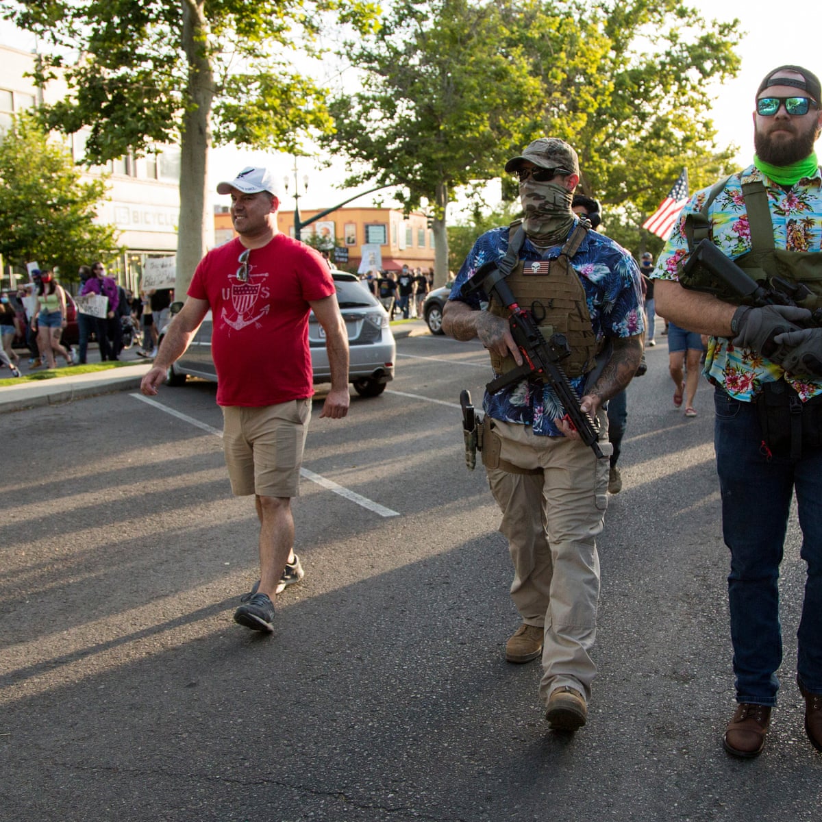 The Birth Of A Militia How An Armed Group Polices Black Lives Matter Protests Us News The Guardian