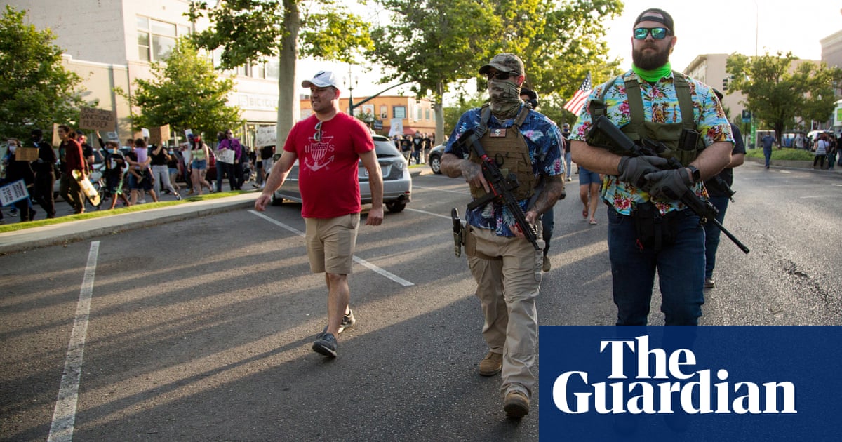 The Birth Of A Militia How An Armed Group Polices Black Lives Matter Protests Us News The Guardian