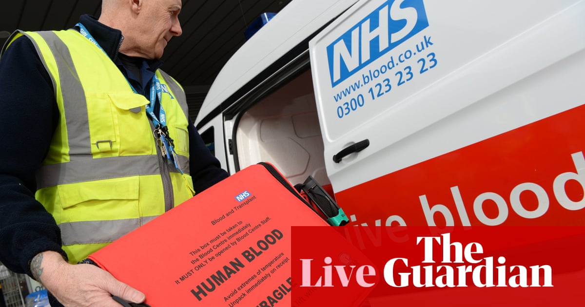 Health secretary claims government making progress on NHS waiting lists – UK politics live | Politics