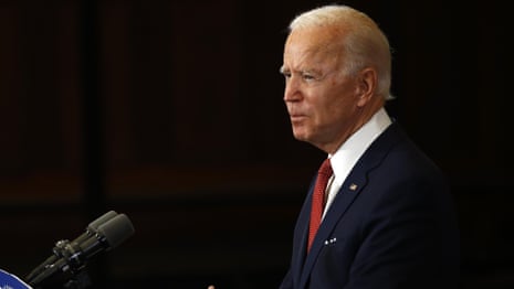 'A wake-up call for the nation': Joe Biden addresses the killing of George Floyd – video