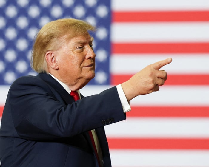 Trump praises supporter for allegedly punching protester during rally for Darline Graham in South Carolina – live