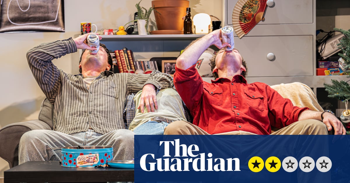 Men Behaving Badly: The Play review – boorish flatmates prattle like it’s 1999