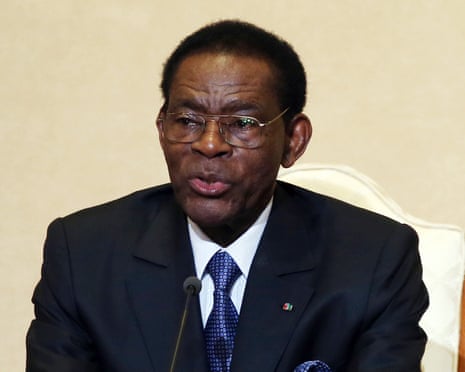 Teodoro Obiang Nguema Mbasogo, the president of Equatorial Guinea.
